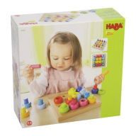 Title: HABA Rainbow Whirls Pegging Game