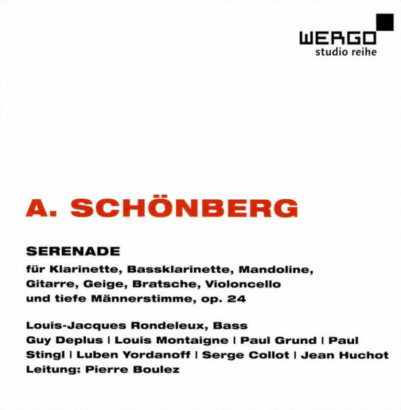 A. Sch¿¿nberg: Serenade