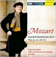 Mozart: Essential Symphonies, Vol. 5 (Symphonies Nos. 19, 34, 36 'Linz')