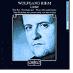 Wolfgang Rihm: Lieder