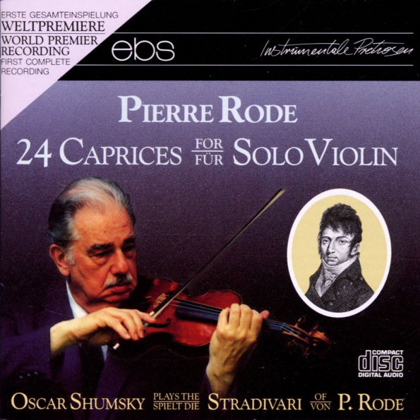 Pierre Rode: 24 Caprices f¿¿r Solo Violin