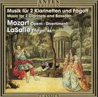 Musik f¿¿r 2 Klarinetten und Fagott