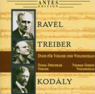 Title: Ravel, Treiber, Kod¿¿ly: Duos f¿¿r Violine und Violoncello, Artist: Diana Drechsler