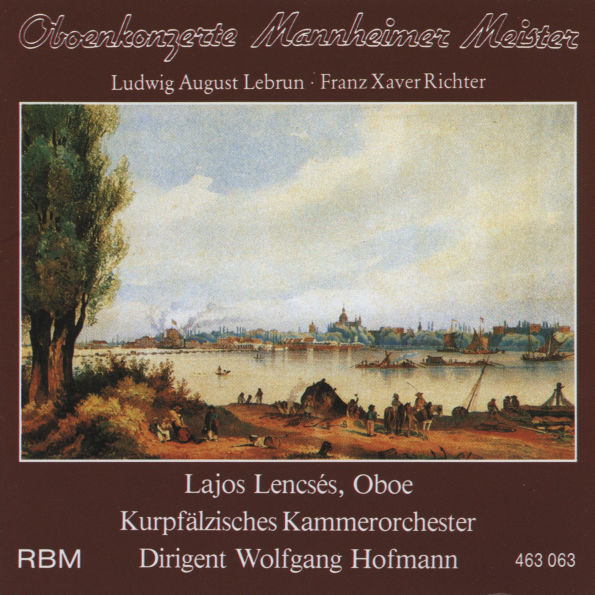 Oboenkonzerts Mannheimer Meister: Luwig August Lebrun, Franz Xaver Richter