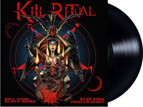 Kill Star Black Heart Dead Hand Pierced