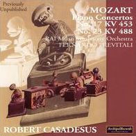Mozart: Piano Concertos No. 17 KV 453, No. 23 KV 488