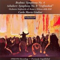 Brahms: Symphony No. 4; Schubert: Symphony No. 8 