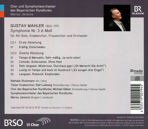 Mahler: Symphonie Nr. 3