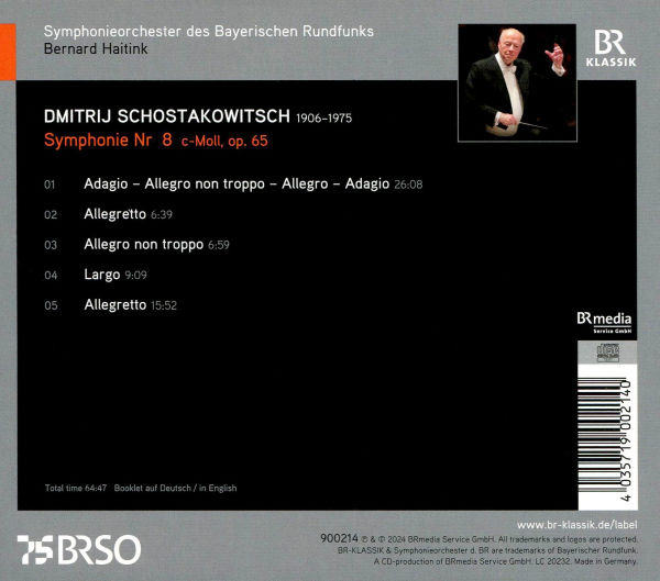 Schostakowitsch: Symphonie Nr. 8
