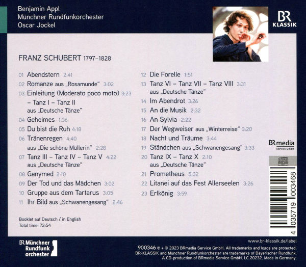 Schubert: Lieder with Orchestra