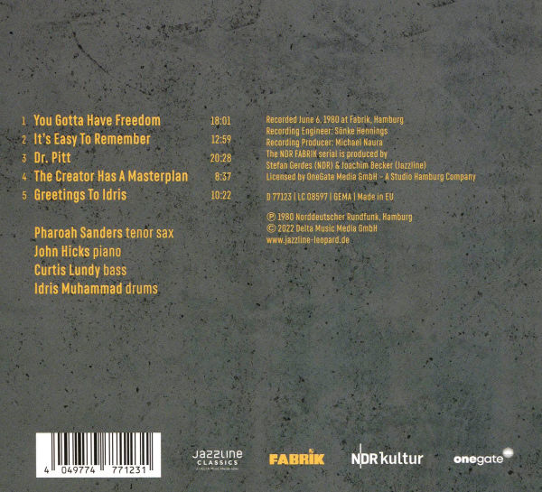 Live at Fabrik Hamburg,1980