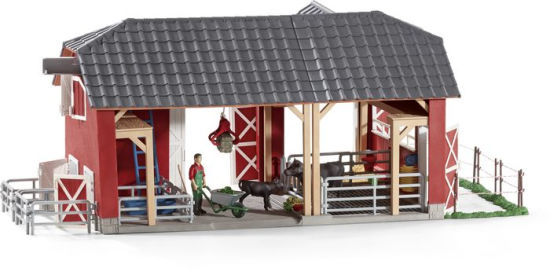 schleich large red barn