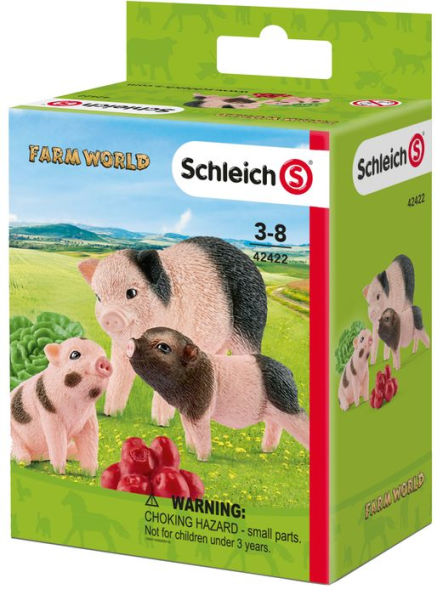 Schleich Miniature pig mother and piglets