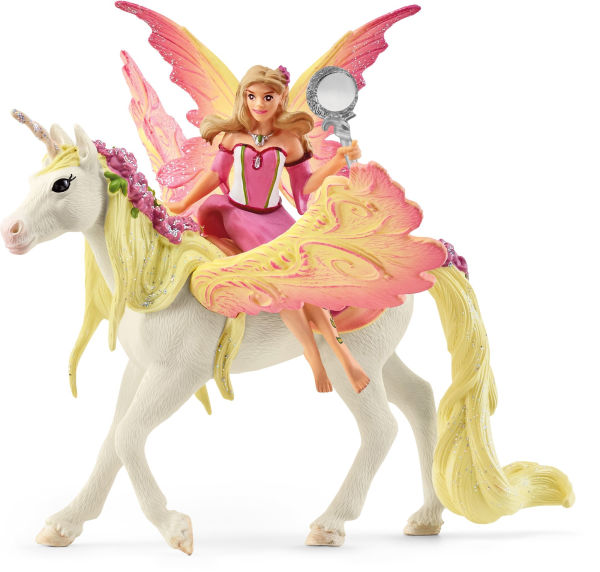 Schleich Fairy Feya with Pegasus Unicorn