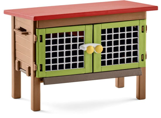 schleich rabbit hutch