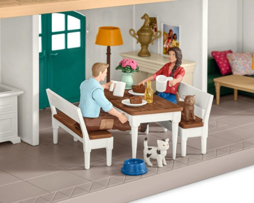 Schleich Horse Club Large Horse Stable With House Stable