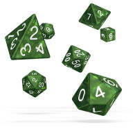 Title: Oakie Doakie Dice RPG Set Marble - Green