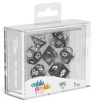 Title: Oakie Doakie Dice RPG Set Marble - Black