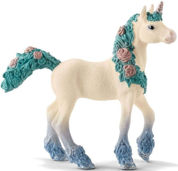 Schleich Flower Unicorn Foal Toy Figure