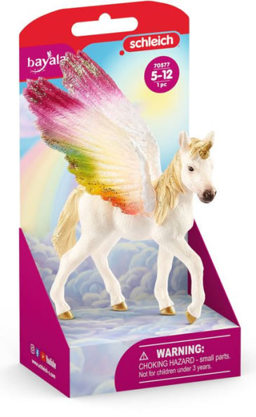 Winged Rainbow Unicorn Foal