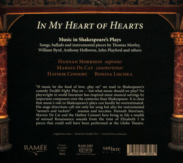 In My Heart of Hearts: Music in Shakespeare's Plays