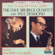 Title: N.y.c., Carnegie Hall, February 22, 1963: The Dave Brubeck Quartet With Paul Desmond, Artist: 