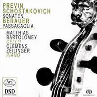 Previn, Schostakovich: Sonaten; Berauer: Passacaglia