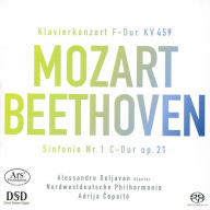 Title: Mozart: Klavierkonzert F-Dur KV 459; Beethoven: Sinfonie nr. 1 C-Dur Op. 21, Artist: Alessandro Deljavan
