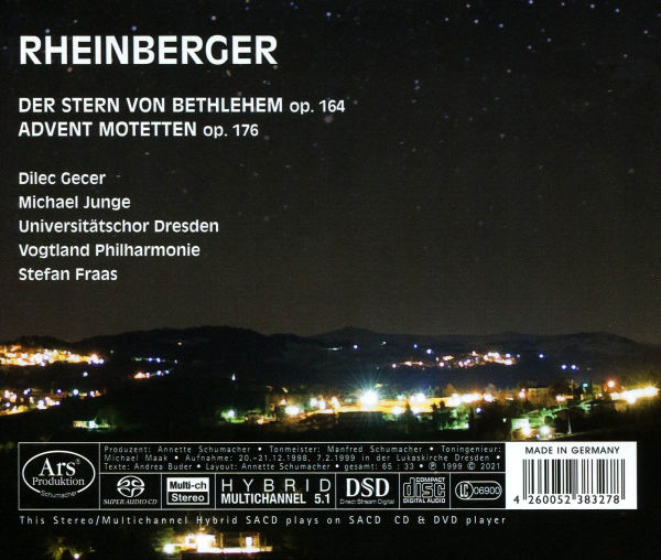 Rheinberger: Der Stern von Bethlehem - Advent Motetten