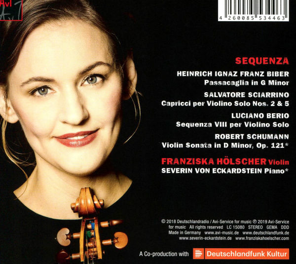Sequenza: Schumann, Berio, Biber, Sciarrino