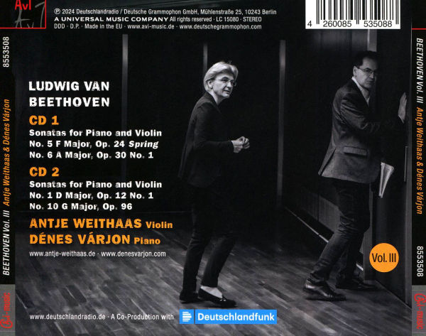 Beethoven: Violin Sonatas Nos. 1, 5, 6 & 10