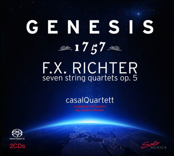 Genesis 1757: F.X. Richter - Seven String Quartets, Op. 5