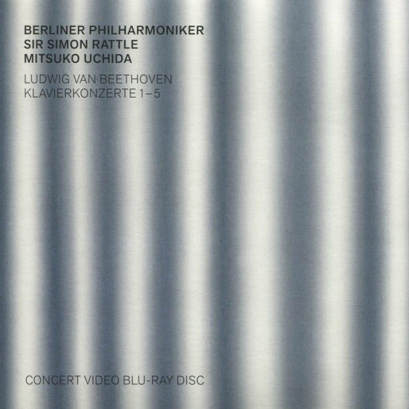 Berliner Philharmoniker/Sir Simon Rattle/Mitsuko Uchida: Klavierkonzerte 1-5 [CD/Blu-ray]