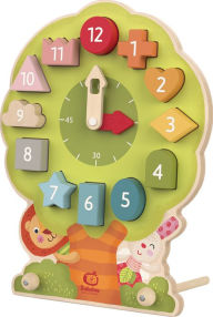 Title: Shape Sorting Tree-Wonder Clock