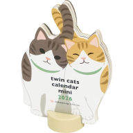 Title: 2026 ANIMAL DIE CUT MINI CALENDAR-TWIN CATS