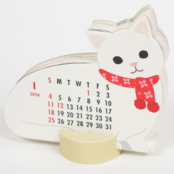 2026 ANIMAL DIE CUT CALENDAR - MUNCHKIN