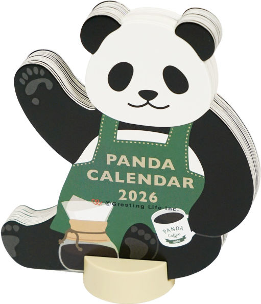 2026 ANIMAL DIE CUT CALENDAR - PANDA