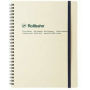 Delfonics Rollbahn Spiral Notebook - Cream, Large