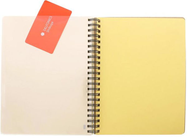 Delfonics Rollbahn Medium Horizontal Spiral Notebook – Yellow