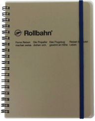 Delfonics Rollbahn Clear Spiral Notebook - Grey, Large (5.5