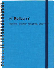 Title: Delfonics Rollbahn Captain Martin Spiral Notebook - Blue, A5 (6.5