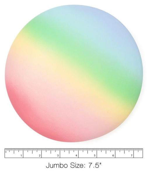 Jumbo Scented Rainbow Cheesecake Slow-Rising Squishy