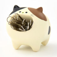 Title: Clip Holder Calico Cat
