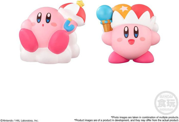 Bandai Shokugan Kirby's Dream Land Kirby Friends Vol 2 Set of 12 Figures  (pink)