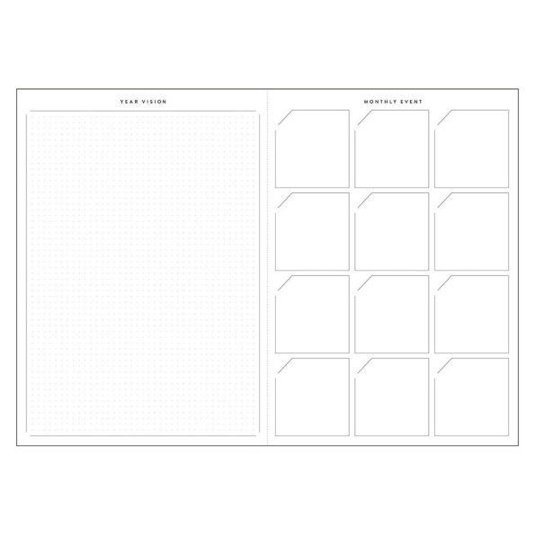 Find and Notice Brown Weekly Diary