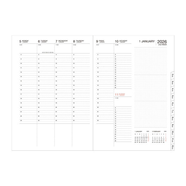 2025-2026 Green Cat 16 months Agenda Planner