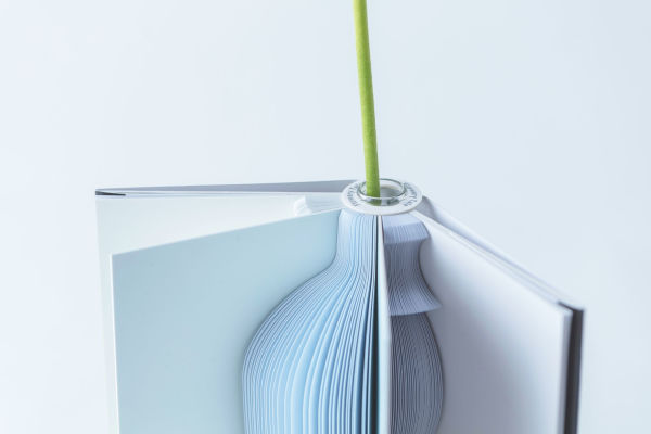 Flowery Tale Book Vase