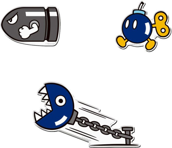 Super Mario Bandai Shokugan Character Magnets