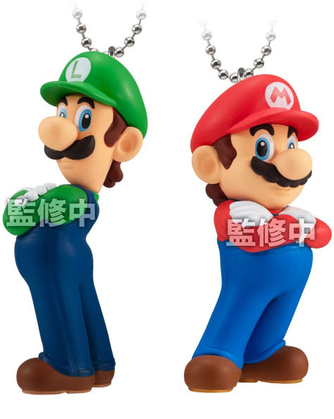 Super Mario Bros. Mascot Charm Collection Assortment (Bandai Shokugan)