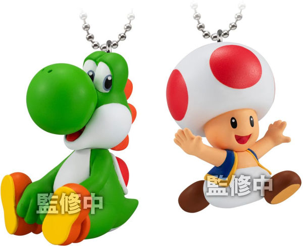 Super Mario Bros. Mascot Charm Collection Assortment (Bandai Shokugan)